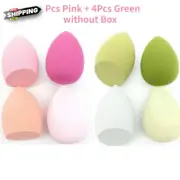4/8Pcs Makeup Sponge Blender Beauty Egg Cosmetic Puff Soft Foundation Sponges Po