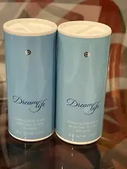 New Old Stock Avon Lot of 2 Dream Life Shimmering Perfumed Body Powder 1.4 oz