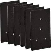 6 Pcs Sponge Filters Compatible with Condenser dryers from forWhirlpool/for Bauknecht/Privileg.Sponge Filter 481010716911/4 Holes Dryer Foam Filter