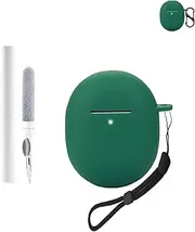 Silicone Protective Case for Google Pixel Buds Pro 2 Earbuds - Durable and Eco-Friendly Bluetooth Earphone Cover with Precise Holes - Dark Green