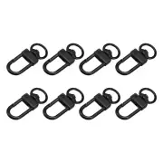Swivel Clasps Snap Hook (33x13mm) 16 Pcs, Lobster Claw Clasp Black