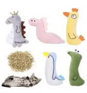 Catnip Interactive Plush Cat Chewing Toys NIP Free Shipping