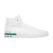 Emerica "Omen HI" Sneakers (White/Green) Men's High Top Skate Shoes