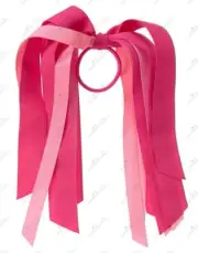 NWT GYMBOREE BRIGHT IDEAS RIBBON TWO TONE PINK STREAMER PONY HOLDER