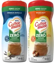 Coffee Mate French Vanilla+Hazelnut Sugar Free Creamer 2x289g - 2 Pack