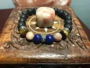 Depression Support sadness relief Crystal healing bracelet lapis lazuli sunstone
