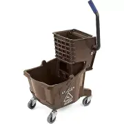 Productos Balde para trapeador con escurridor de presión lateral para piso