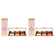 Pupa Milano Zero Calorie Chocolate Highlighter Palette - 002 Caramel Chocolate - Pack of 2 For Women 0.315 oz Highlighter
