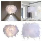 Feather Lamp Shade for Table Lamp Novelty Home Lighting Fixture Hanging Light