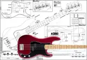 Precision Bass Hardware & Electronics Kit - Quality Gotoh & Allparts Components