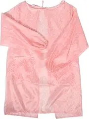 [ROMISBABA] Cleaning Apron Waterproof Long Sleeve Smock Women's Kitchen Overalls Oilproof Work Apron Long Sleeves Chef