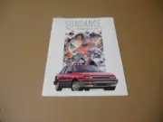 NOS Original 1991 Plymouth Sundance Sales Brochure
