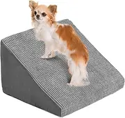 Small Dog Ramps/Stairs for Stairs, Foam Pet Ramp Stairs for Any Staircase, Non-Slip Dog Pet Steps for Small Dogs, Stair Ramp for Injured Dogs and Older Cats with Anti-Slip Strip, 6 Pack
