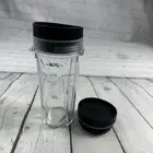Nutri Ninja 16oz Cup With TO-GO Lid For Blender BL770 303KKU With Two Lids