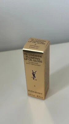 YSL Loveshine Plumping Lip Oil Gloss 6 Espresso Stardust