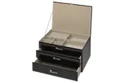 GABRIELLA Black XL Jewellery Box by One Six Eight London