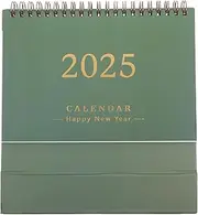 HOODANCOS 2025 Academic Desk Calendar Understated Design Standing Calendar for Office School Home Decorations