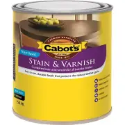 Cabot''s 250ml Jarrah Gloss Water Based Stain And Varnish Fast Recoat - 2 Hours