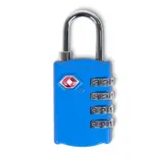 2 x TSA Approve 4 Dial Combination Suitcase Luggage Security Padlock Travel Lock