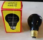 SCARY HALLOWEEN BLACK LIGHT PARTY LIGHT BULB New in Box