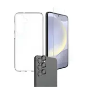 EFM 3-in-1 Case Screen & Camera Lens Armour Bundle for Samsung Galaxy S25