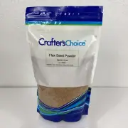 Crafter's Choice Flax Seed Powder 1 Pound Sealed Bag Soap Making Linum Linseed