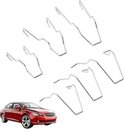 Pack of 6 Light Bulb Retaining Spring Clamps, Headlight Mounting Mounting Ring, Headlight Retaining Ring, Steel Headlight Retaining Spring Clamp for H1/H3/H4/H7, Improved Safety and Reliability