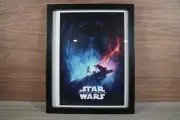 The Rise of Skywalker Commemorative Lithograph Print Disney store 2019 - Framed