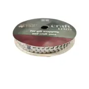 Silver Sequin Craft Trim Roll 9 Feet Long