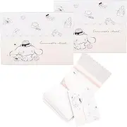 San-rio Foldable Note Pads with Cover 2 Pack - A6 Size Compact and Portable Notepads - Cute Kuormi & Cinnamonroll Design for Fans - Convenient Pocket Notebook for Home/Office - Ideal Memo Pads