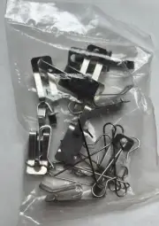 Metal De-Icing Cable Clips For Roof and Gutter #10 New