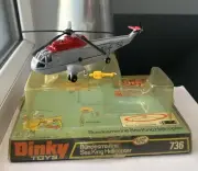 Dinky Toys 736 Bundesmarine Sea King Helicopter With Motor Powered Rotor Boxed
