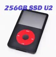 Custom，Apple iPod Classic 7th Gen Black（U2 256GB SSD）& 2000 mAh -Warranty!!!
