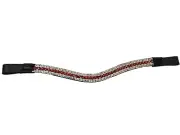 Five Row Crystal Leather Browband Bridle Part For Horse All Size Available.