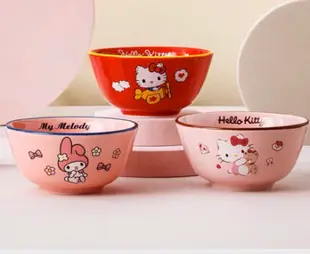 現貨/預購 餐具 陶瓷碗 kitty 美樂蒂 雙子星 布丁狗 大耳狗 大眼蛙 酷企鵝 蛋黃哥