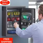 Digital Electronic Keypad Lock Wall Mount 71 Key Cabinet Safe 4.25"x4.75"x17.75"