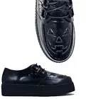 Strange Cvlt Krypt Jack O Lantern Creepers Platform Shoes Women’s Size 11 Black