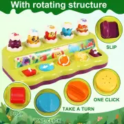 Baby Pop Up Toys Hide and Seek Animal Sorting Doll Toy Creative Interactive Toyㄨ