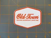 Genuine Watercraft Since 1898 Old Town Fishing Sticker - 3 x 2 1/2 inch