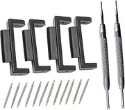 Bhuuno 16mm 22mm Watch Strap Adapters Kit, for GW-M5610, 110 100 120 150 200 G-8900 G-5600 6900 9052 8900 300 - Black