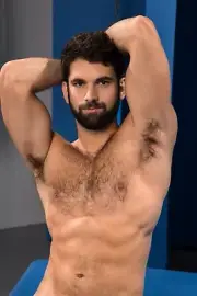 [Y553] Handsome Man Cute Male Model Showing Off Body Physique Art Photography