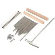 17 Keys Kalimba Thumb Finger Piano DIY Keys+Bridge+Tuning Hammer Kit8721