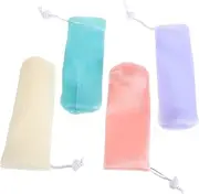 AUTSUPPL Foaming Net Soap Bag 8pcs Hanging Mesh Pouch for Bar Soaps Bath Accessory
