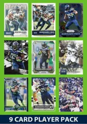 Marshawn Lynch 9 Card Legend Pack Donruss 2023 2024 Topps Panini Score Seattle S