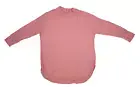 Caslon Womens Mauve Long Sleeve Mock Neck Thermal Knit Tunic Size Plus Size 3X