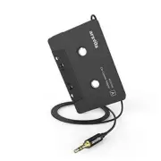 Car Audio Cassette to Aux Adapter, 3.5 MM Auxillary Cable Tape Adapter