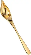 NOLITOY Set of 4 Spoons Cooking Utensils Stainless Steel Sauce Spoon Spice Scoop Perfect for Measuring Oil Sauce Condiments