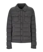 Herno Snap-Buttoned Quilted Down Jacket IT52,IT50,IT48 Black