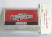 NIP RARE HTF SIGNS OF THE TIME 6" MINIATURE BILLBOARD DIORAMA 1954 LINCOLN