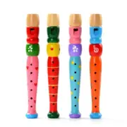 Wooden Recorder for Toddlers,Piccolo Flute Baby Early Education Music Sound